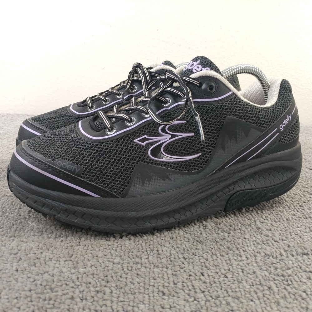 Gravity Defyer Gdefy Mighty Walk Womens 10 Black Pain Relief Sneakers